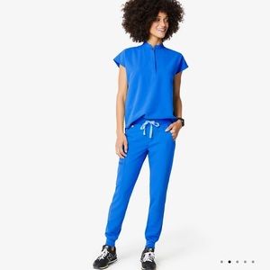 FIGS Royal Blue Scrub Set